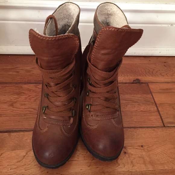 Women's furry heel rangers - Picture 1 of 3